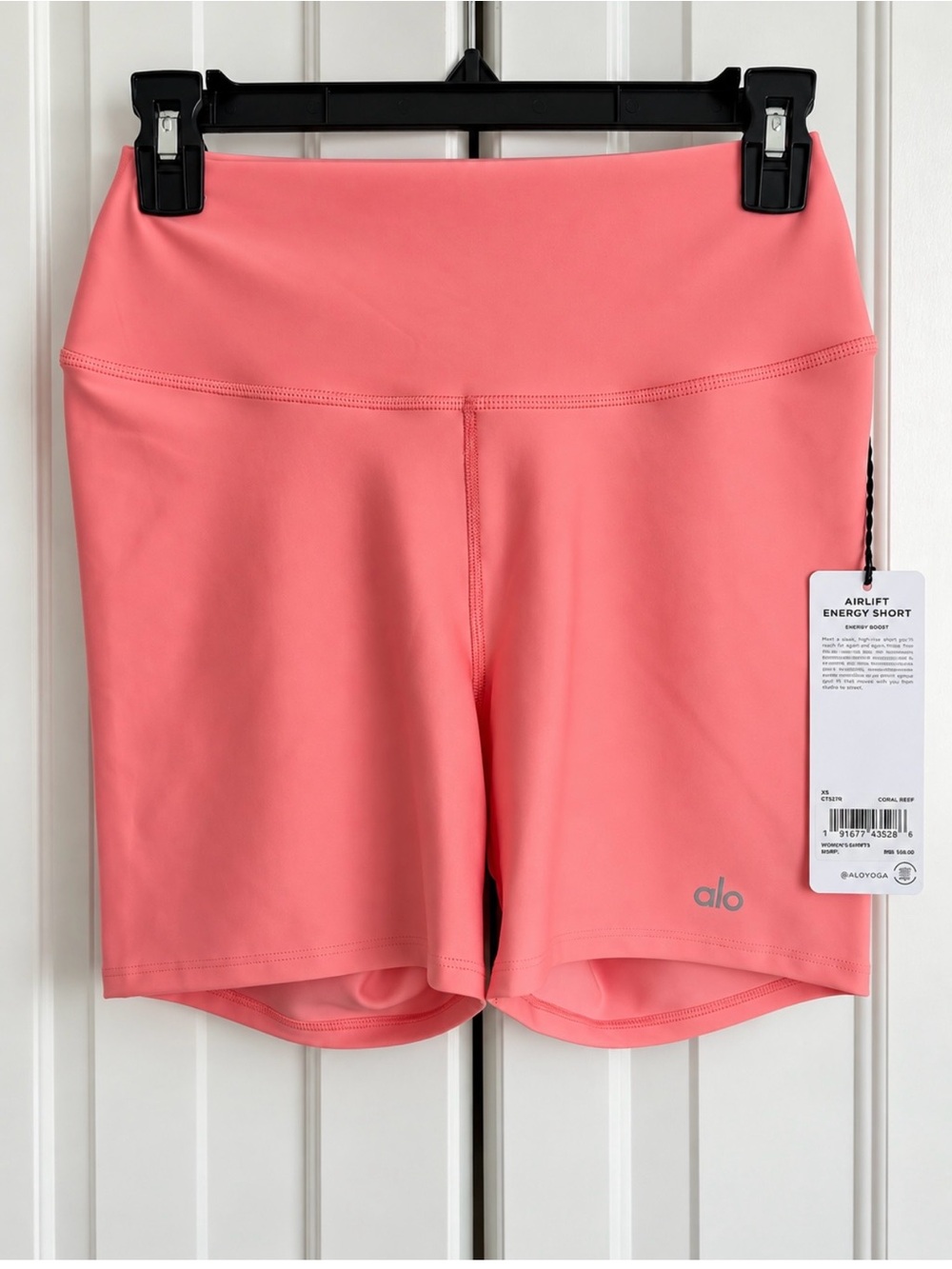 Alo Yoga Airlift Energy Short – Pink/Coral – Size Medium – NWT